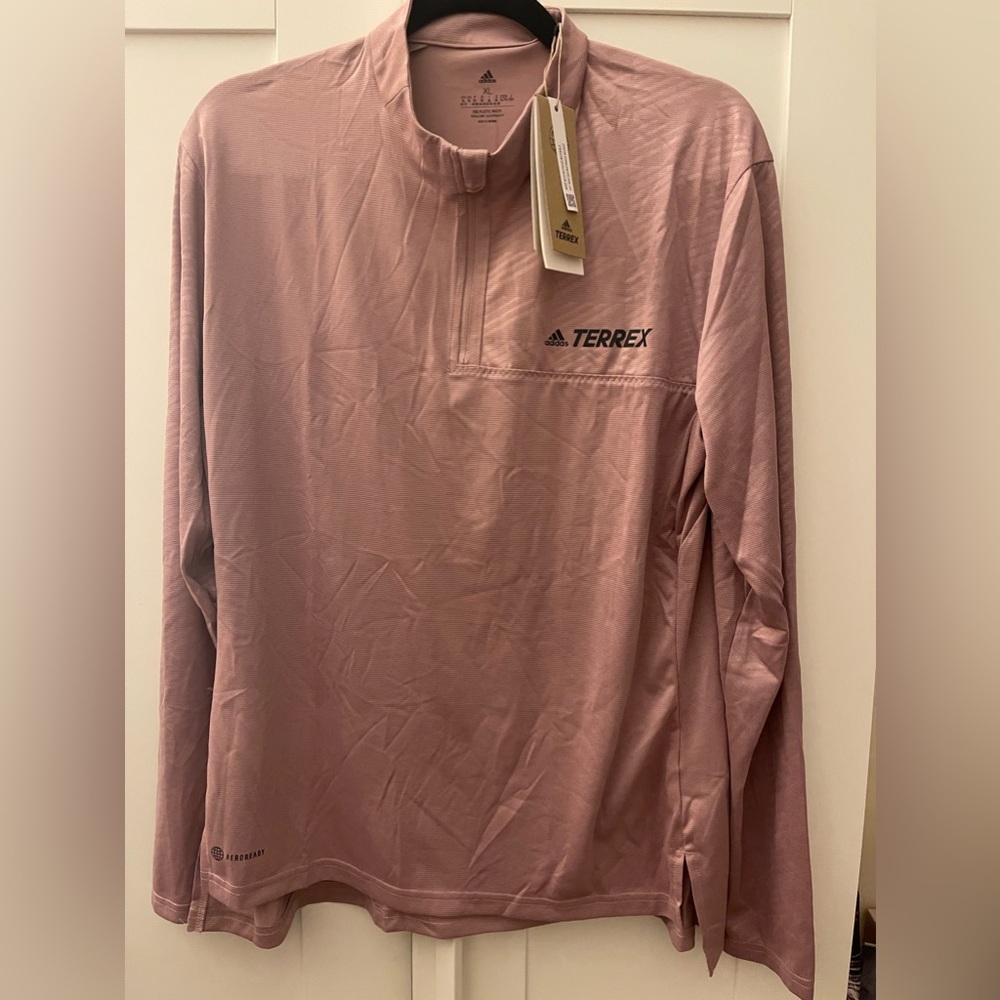 NWT Adidas Terrex Multi Half-Zip Long-Sleeve Top